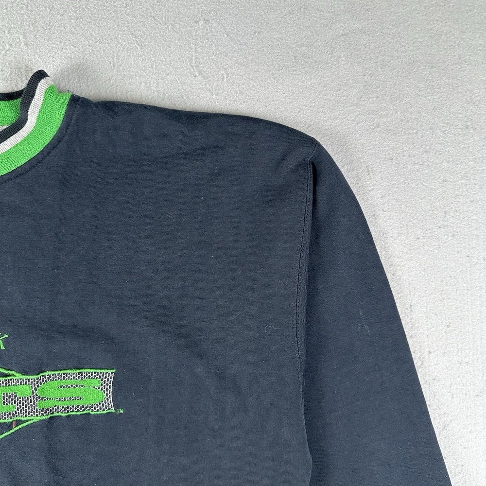 Vintage Starter New York Jets Sweatshirt Men's XL Black Green Embroidered - Picture 2 of 16